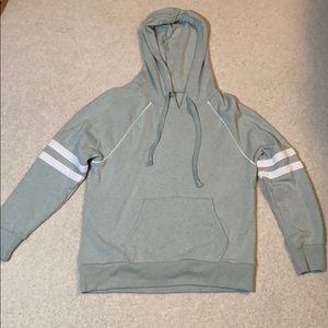 light blue/green sweatshirt